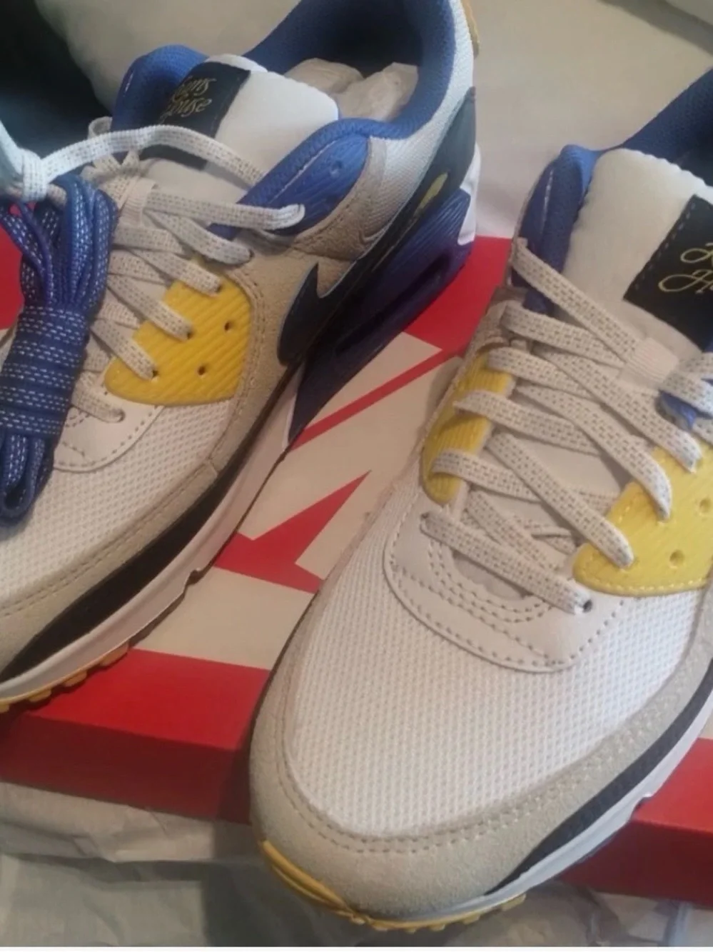 Nike Air Max 90 x NFL Los Angeles LA Rams Shoes II7587-100